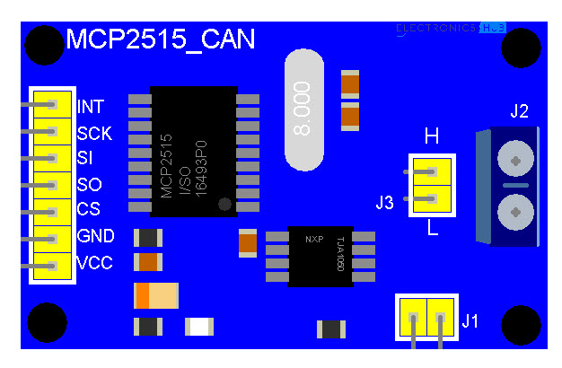 Arduino MCP2515 CAN总线接口